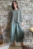 Conrad Grunge Loose Cotton Knit Khaki